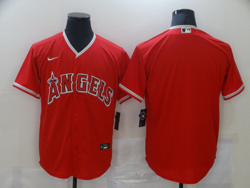 Men Los Angeles Angels Blank Red Game Nike MLB Jerseys->los angeles angels->MLB Jersey